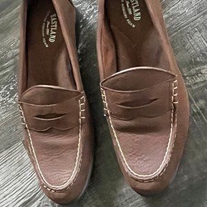 Eastland Since 1955 Women Roxanne Slip-On Brown Penny Loafers Women Size 9M